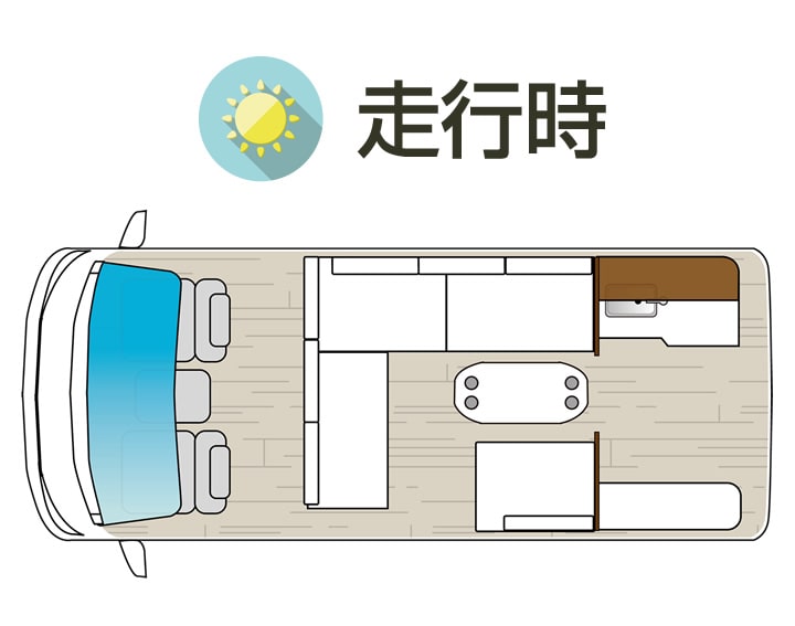 Ds L-Style Urban Blue展開図(走行時)