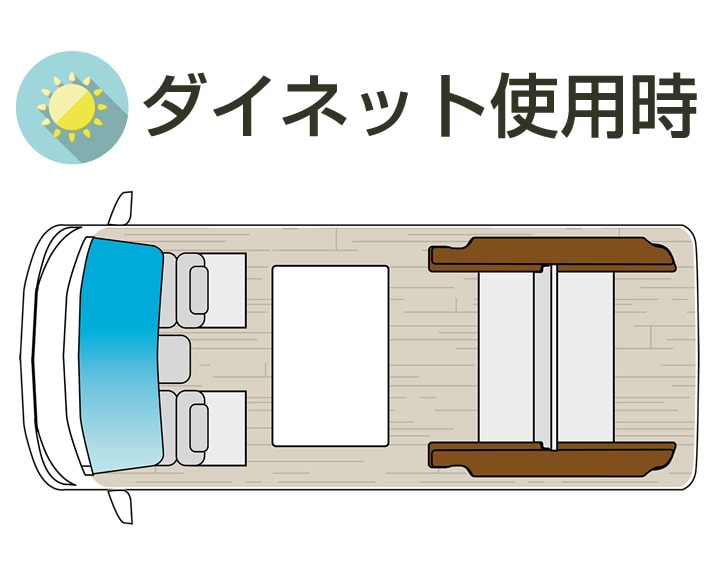 ESPACIO es展開図(ダイネット使用時)