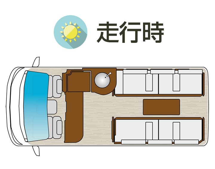 Siesta展開図(走行時)