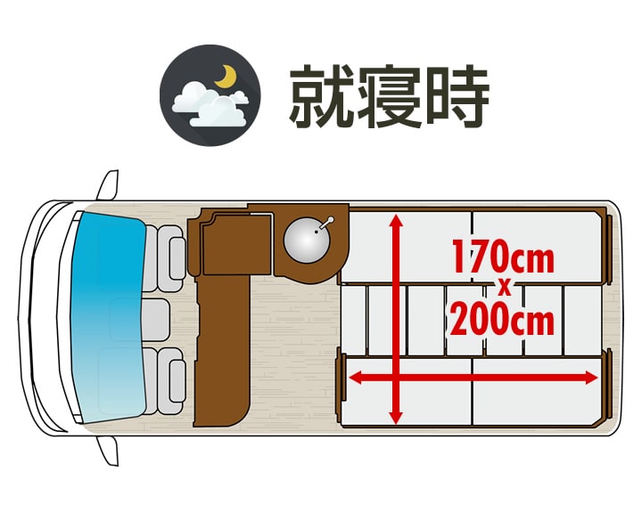 Siesta展開図(就寝時)