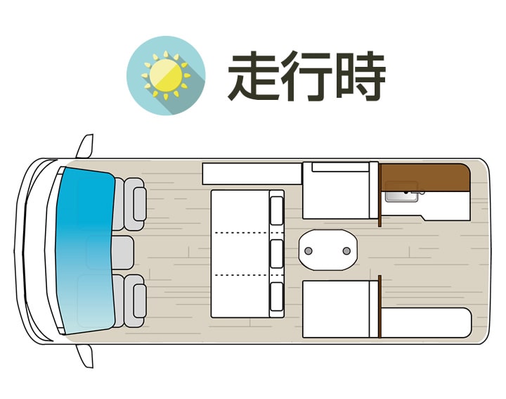 Ds F-Style展開図(走行時)