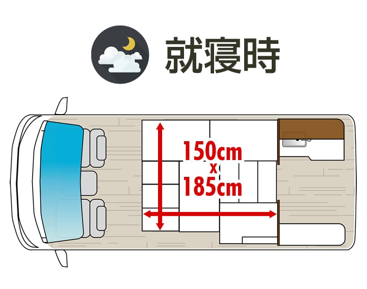 Ds L-Style展開図(就寝時)