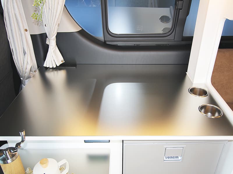 ステンレスビーズブラスト仕上げ